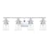 Quoizel Grant 4 Light 32" Wide Bathroom Vanity Light Polished Chrome