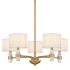 Quoizel Kimberly 5 Light 30" Wide Chandelier Brushed Weathered Brass