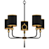 Quoizel Lockery 5 Light 27" Wide Chandelier Matte Black