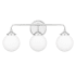Quoizel Landry 3 Light 24" Wide Bathroom Vanity Light Polished Chrome