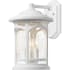 Quoizel Marblehead 3 Light 17-3/4" Tall Outdoor Wall Sconce with a Glass Shade Fresco