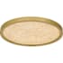 Quoizel Outskirts 15" Wide LED Flush Mount Ceiling Fixture with Alabaster Acrylic Lens Brushed Gold