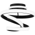 Quoizel Platinum 13" Wide LED Semi-Flush Ceiling Fixture Matte Black