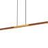 Quoizel Colter 48" Wide Linear Chandelier Brushed Gold