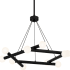 Quoizel Platinum 25" Wide LED Chandelier Matte Black