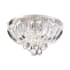 Quoizel Glisten 5 Light 16" Wide Flush Mount Ceiling Fixture Polished Chrome