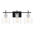 Quoizel Pensbury 3 Light 24" Wide Bathroom Vanity Light Matte Black