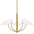 Quoizel Penley 5 Light 28" Wide Chandelier Brushed Gold