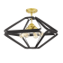 Quoizel Dorsey 4 Light 20" Wide Semi-Flush Ceiling Fixture Western Bronze