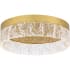 Quoizel Vistaria 14" Wide Flush Mount Drum Ceiling Fixture Brushed Gold