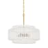 Quoizel Teton 5 Light 20" Wide Pendant Brushed Gold