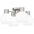 Quoizel Donahue 4 Light 18" Wide Semi-flush Ceiling Fixture Brushed Nickel