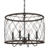 Quoizel Dury 4 Light 23" Wide Taper Candle Chandelier Palladian Bronze