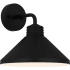 Quoizel Rencher 11" Tall Wall Sconce Matte Black