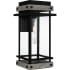 Quoizel Strader 20" Tall Outdoor Wall Sconce with Seedy Glass Shade Matte Black