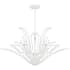 Quoizel Tallulah 9 Light 32" Wide Waterfall Chandelier Sand White