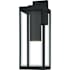 Quoizel Westover 20" Tall Outdoor Wall Sconce with Beveled Glass Shade Earth Black