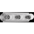 Quorum International 3 Light 18" Wide Bathroom Fixture from the Vanities Collection Satin Nickel