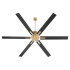 Quorum International Zeus 80" 6 Blade Indoor / Outdoor Ceiling Fan with Remote and Wall Control Aged Brass