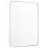Quorum International Stadium 24" W x 36" H Modern Specialty Metal Framed Bathroom Wall Mirror Gold