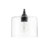 Quorum International Dakota 8" Wide Mini Pendant Noir