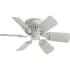 Quorum International Indoor Ceiling Fan from the Medallion 30 Collection Studio White