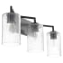 Quorum International Merrick 3 Light 25" Wide Vanity Light Matte Black