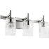 Quorum International Fort Worth 3 Light 21" Wide Vanity Light Satin Nickel