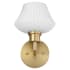 Quorum International Providence 10" Tall Bathroom Sconce Aged Brass