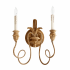 Quorum International Salento 2 Light 14" Tall Wall Sconce French Umber