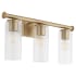 Quorum International Mercier 3 Light 24" Wide Vanity Light Aged Brass