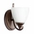 Quorum International Powell 1 Light Bathroom Sconce Oiled Bronze