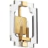 Quorum International Broadway 2 Light 15" Tall Wall Sconce Aged Brass