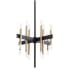 Quorum International Luxe 16 Light 21" Wide Chandelier Noir / Aged Brass