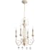 Quorum International Collins 4 Light 22" Wide Chandelier Persian White