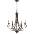 Quorum International Bryant 5 Light 25-3/4" Wide Taper Candle Chandelier Oiled Bronze