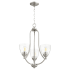 Satin Nickel / Clear Seeded