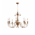 Quorum International Salento 8 Light 37" Wide Single Tier Chandelier French Umber