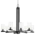 Quorum International Steinway 8 Light 36" Wide Chandelier Matte Black