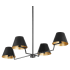 Quorum International Ayala 4 Light 30" Wide Chandelier Matte Black