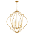 Quorum International Dublin 6 Light 30" Wide Chandelier Gold Leaf