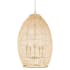 Quorum International Rattan 5 Light 19" Wide Pendant Aged Brass