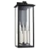 Quorum International Westerly 6 Light 30" Tall Outdoor Wall Sconce Noir