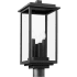 Quorum International Westerly 4 Light 21" Tall Post Light Textured Black