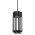 Quorum International Al Fresco 7" Wide Mini Pendant Textured Black