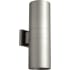 Quorum International Cylinder 2 Light 17" Tall Outdoor Wall Sconce Graphite