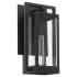 Quorum International Marco 15" Tall Outdoor Wall Sconce Textured Black