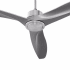 Quorum International Kress 60" 3 Blade Indoor DC Ceiling Fan with Wall Control Satin Nickel