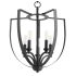 Quorum International Dakota 5 Light 16" Wide Chandelier Noir