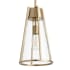 Quorum International 9" Wide Mini Pendant Aged Brass